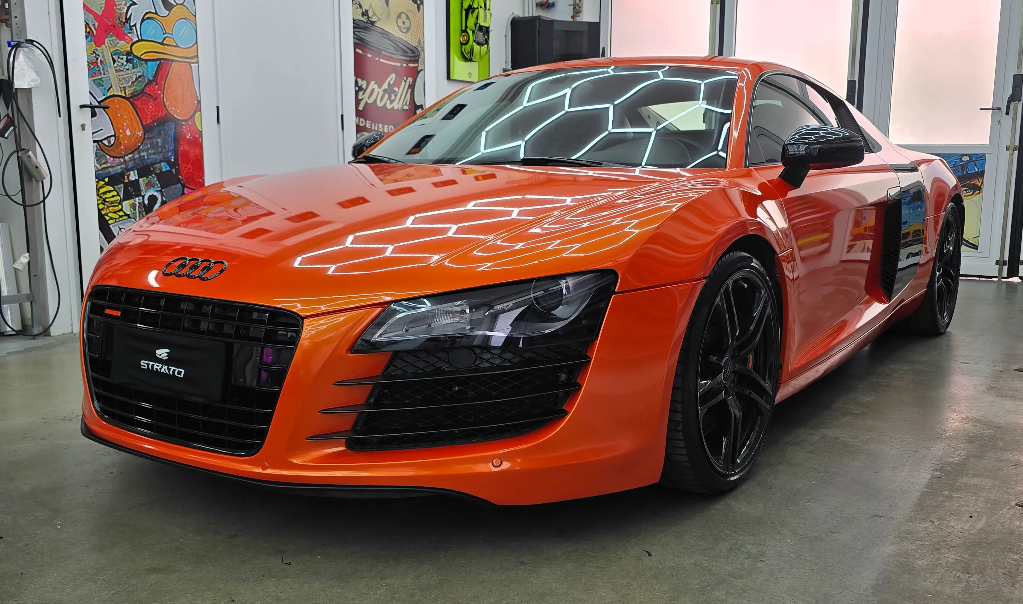 Audi R8 | Wrapping Gloss Metal Electric Sunset
